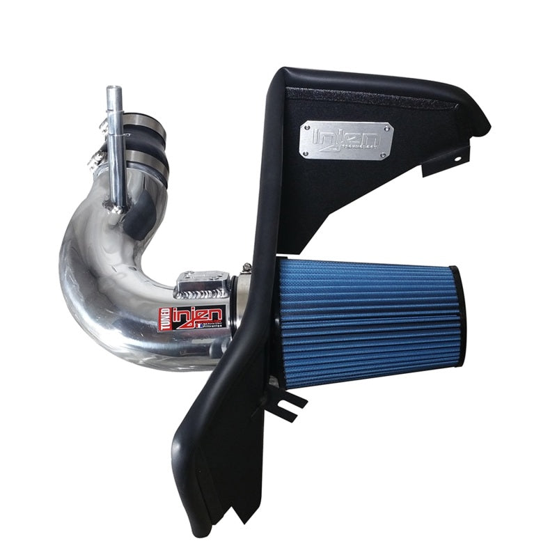 Injen 2016 Chevy Camaro 2.0L Polished Power-Flow Air Intake System PF7017P Photo - Primary