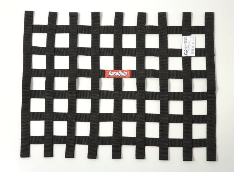Racequip Ribbon Window Net; SFI Certified - Color: Black 725005 Photo - Primary