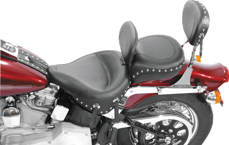 Mustang Motorcycle Solo W/Driv Backrest Chr Studs 79485 79485 User 1
