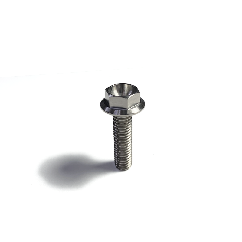 Ticon Industries Titanium Bolt Flanged M8x25x1.25TP 12mm 6pt Head 126-00514-0125 126-00514-0125 User 1