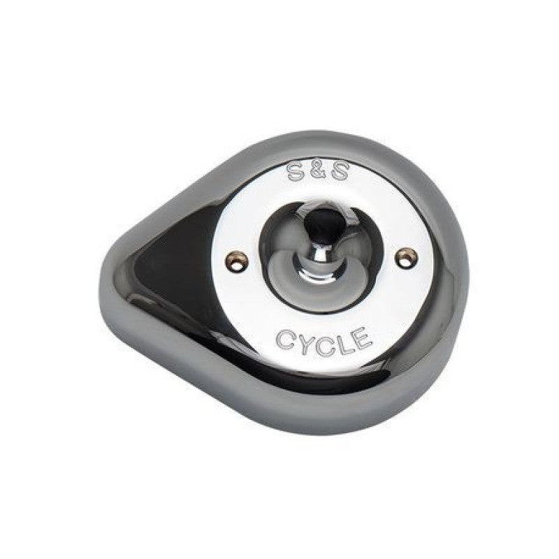 S&S Cycle Stealth Applications Teardrop Air Cleaner Cover - Chrome 170-0530 170-0530 Photo - Primary