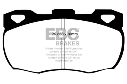 EBC Disc Brake Pad Set UD671 Photo - Primary