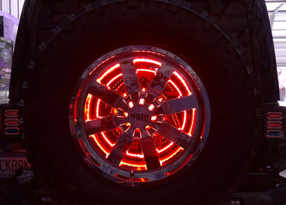 ORACLE Lighting Oracle LED Illuminated Wheel Ring 3rd Brake Light - Red 4211-003 4211-003 Photo - lifestyle view