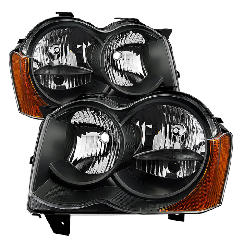 SPYDER Xtune Jeep Grand Cherokee 08-10 Halogen Model OnlyOEM Style Headlights Black HD-JH-JGC08-AM-BK 9034510 9034510 Photo - Primary