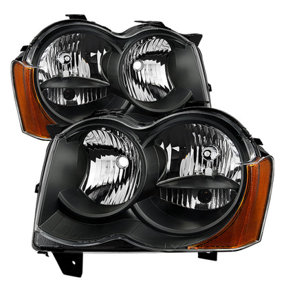SPYDER Xtune Jeep Grand Cherokee 08-10 Halogen Model OnlyOEM Style Headlights Black HD-JH-JGC08-AM-BK 9034510 9034510 Photo - Primary