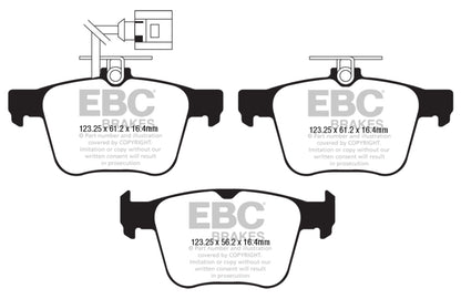 EBC 2018 Audi TT Quattro Redstuff Rear Brake Pads DP32295C DP32295C Photo - Primary