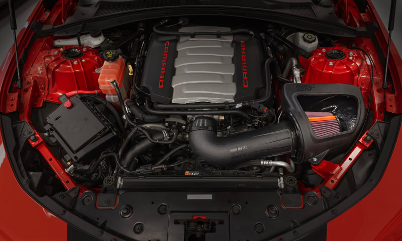 K&N Engineering K&N 16-24 Chevy CamaroSS V8-6.2L F Performance Air Intake System 50-3092 50-3092 Photo - Mounted