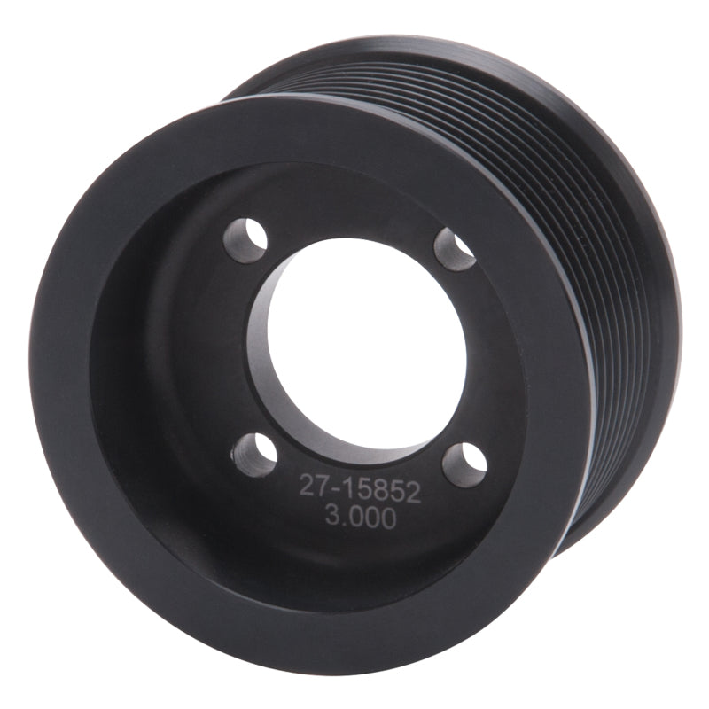 Edelbrock Pulley,Supercharger,Enforcer,10 Rib,3",Black 15852 Photo - Primary
