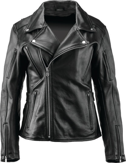 Kuryakyn Leather By River Road Ironclad Classic Leather Jacket Black Womens - Small 094376 094376 Photo - Primary