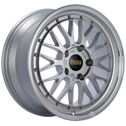 BBS LM 18x8.5 5x130 ET56 CB71.6 Diamond Silver Center Diamond Cut Lip Wheel LM265DSPK LM265DSPK Photo - Primary