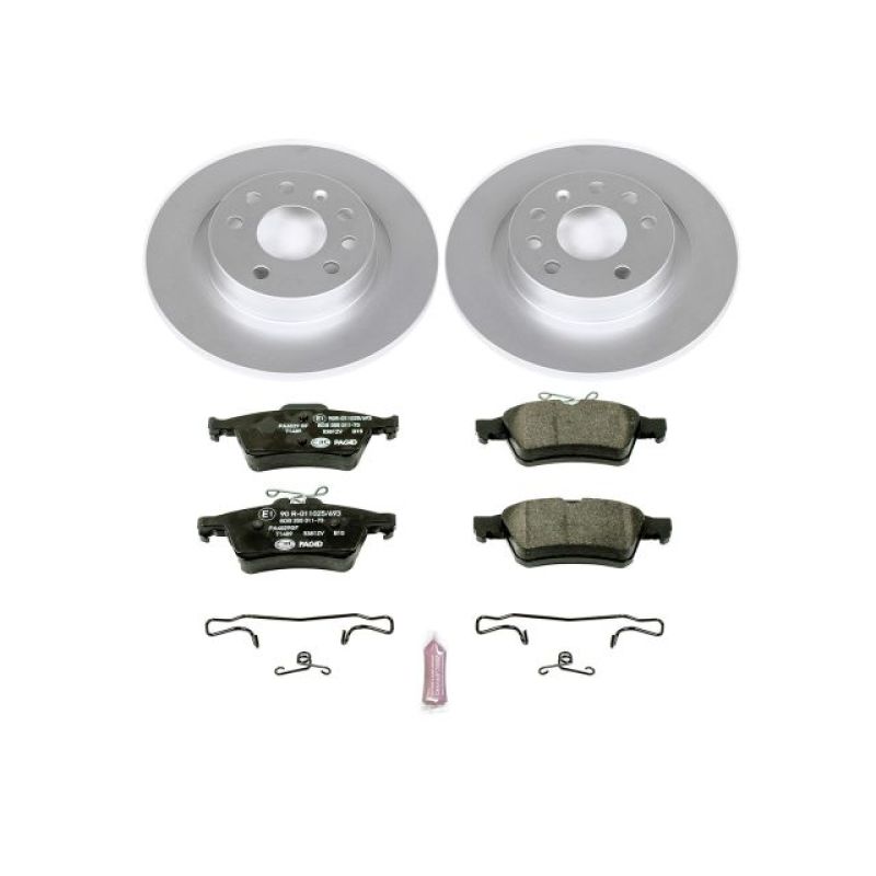 PowerStop Power Stop 03-11 Saab 9-3 Rear Euro-Stop Brake Kit ESK981 ESK981 Photo - Primary
