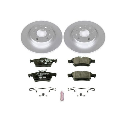 PowerStop Power Stop 03-11 Saab 9-3 Rear Euro-Stop Brake Kit ESK981 ESK981 Photo - Primary