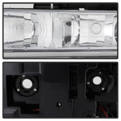 SPYDER Xtune 92-94 Blazer Full Size Corner/LED Bumper Headlights Chrome HD-JH-CCK88-LED-AM-C-SET 5069559 5069559 Photo - Unmounted