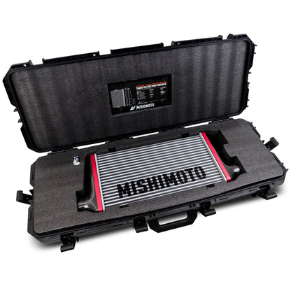 Mishimoto Universal Carbon Fiber Intercooler - Matte Tanks - 525mm Black Core - C-Flow - BL V-Band MMINT-UCF-M5B-C-BL MMINT-UCF-M5B-C-BL User 1