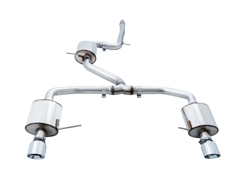 AWE Tuning 18-19 Volkswagen Jetta GLI Mk7 Touring Exhaust - Chrome Silver Tips (Fits High-Flow DP) 3015-22070 3015-22070 Photo - out of package
