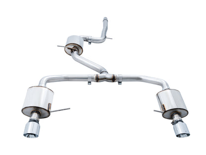 AWE Tuning 18-19 Volkswagen Jetta GLI Mk7 Touring Exhaust - Chrome Silver Tips (Fits High-Flow DP) 3015-22070 3015-22070 Photo - out of package