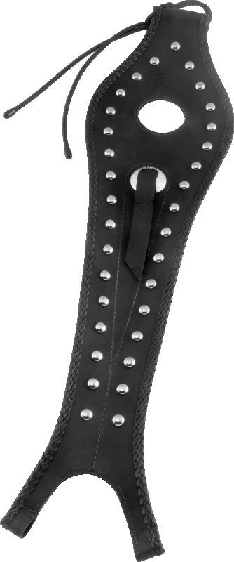 Mustang Motorcycle Mustang 04-21 Harley Sportster Tank Bib w/Studs - Black 93190 93190 Photo - Primary