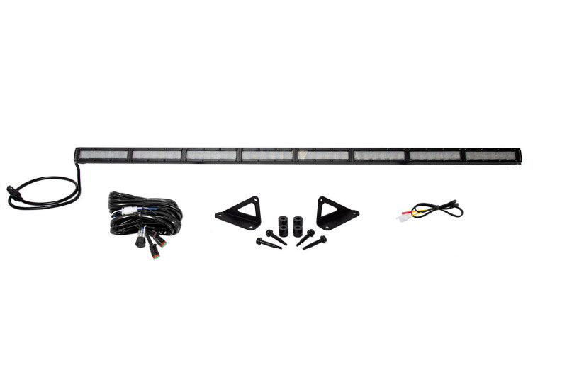 Diode Dynamics 18-21 Jeep JL Wrangler/Gladiator SS50 Hood LED Light Bar Kit - White Flood DD6105 DD6105 Photo - Primary