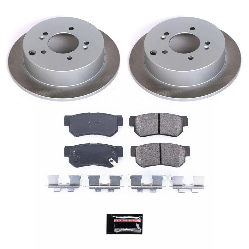 PowerStop Power Stop 05-10 Kia Sportage Rear Semi-Coated Rotor Kit SC5213 SC5213 Photo - Primary