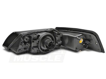 Raxiom 99-04 Ford Mustang Axial Series OE Style Headlights- Chrome Housing (Clear Lens) 42011 42011 Photo - Close Up