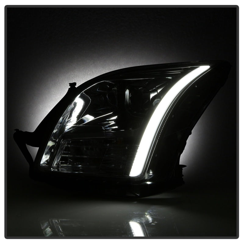 SPYDER xTune 06-09 Ford Fusion Light Bar DRL Projector Headlights - Chrome (PRO-JH-FFU06-LB-C) 9042126 9042126 Photo - Unmounted