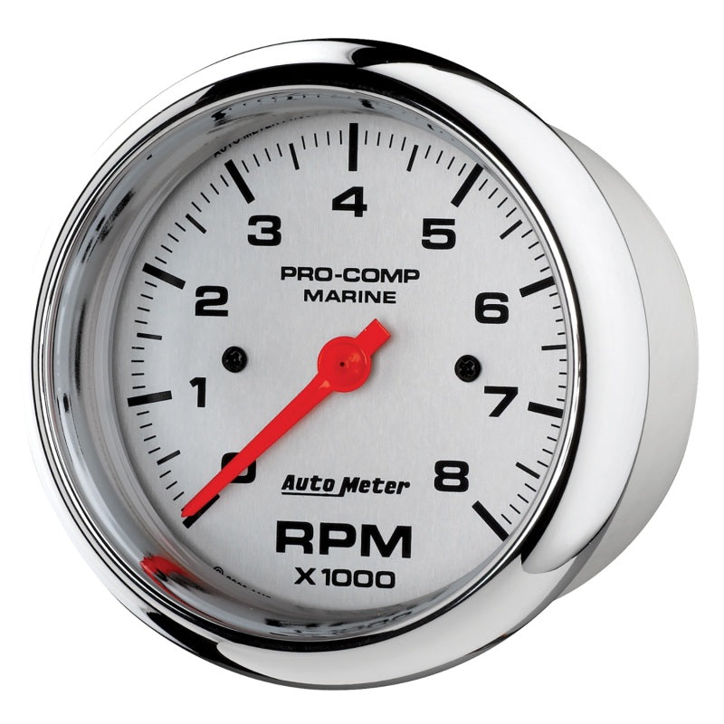 Autometer Gauge, Tachometer, 3 3/8", 8k RPM, Marine Chrome 200779-35 User 2