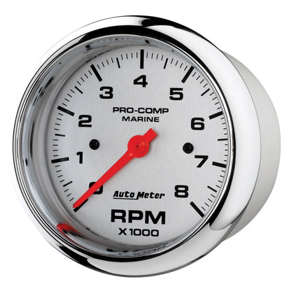 Autometer Gauge, Tachometer, 3 3/8", 8k RPM, Marine Chrome 200779-35 User 2