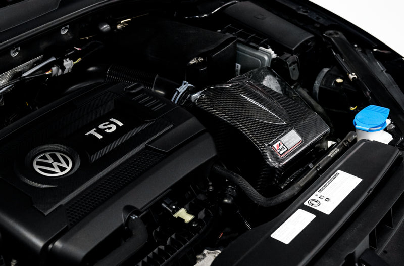 AWE Tuning Audi / Volkswagen MQB 1.8T/2.0T/Golf R Carbon Fiber AirGate Intake w/o Lid 2660-15026 2660-15026 Photo - Mounted
