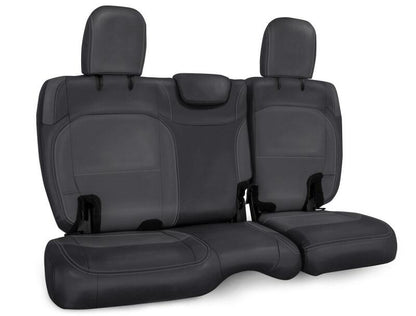 PRP Seats PRP 2018+ Jeep Wrangler JLU/4 door Rear Bench Cover with Cloth Interior - Black/Grey B043-03 B043-03 Photo - Primary