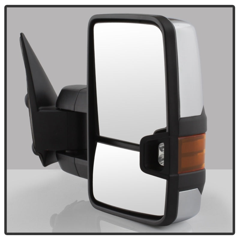 SPYDER xTune Chevy Silverado 99-06 G3 LED Signal Telescoping Mirror Chrome - SET MIR-CS03S-G3C-MA-AM-SET 9936746 9936746 Photo - Unmounted