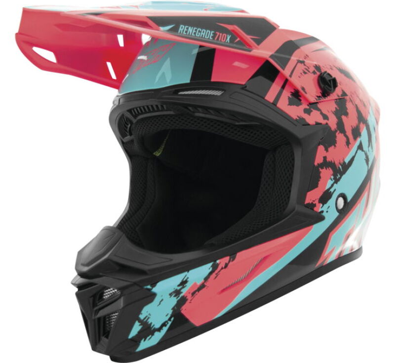 THH Helmets T710X Renegade Coral/Blu Xs 646430 646430 Photo - Primary
