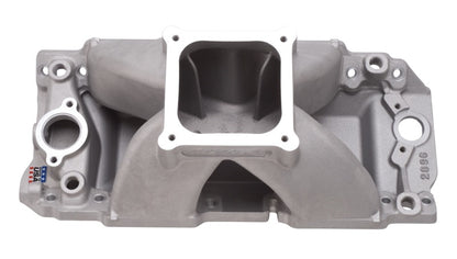 Edelbrock Manifold BBC Short Deck Super Victor 565 Conventional Rect Port Heads 2896 Photo - Primary