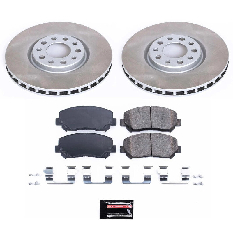 PowerStop Power Stop 13-16 Dodge Dart Front Semi-Coated Rotor Kit SC6372 SC6372 Photo - Primary