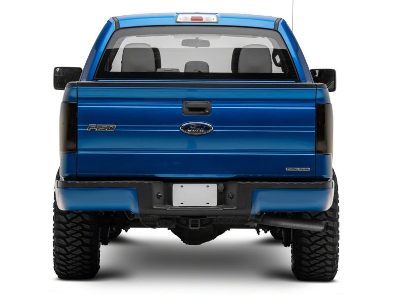 Raxiom 09-14 Ford F-150 Styleside Axial Series LED Tail Lights w/ Halo- Blk Housing (Smoked Lens) T565679 T565679 Photo - Close Up