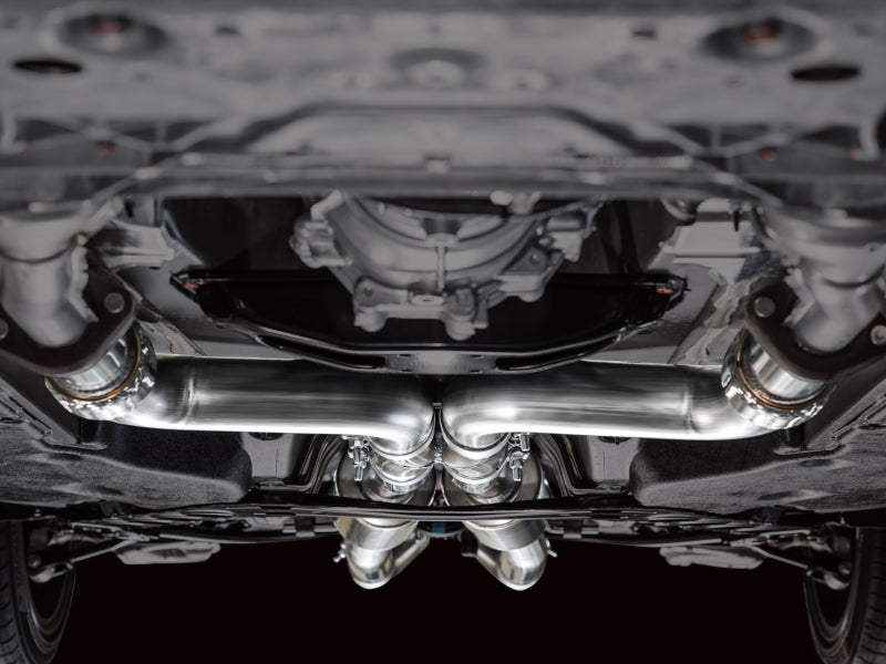 AWE Tuning AWE 2023 Nissan Z RZ34 RWD Touring Edition Catback Exhaust System w/ Chrome Silver Tips 3015-32400 3015-32400 Photo - Mounted