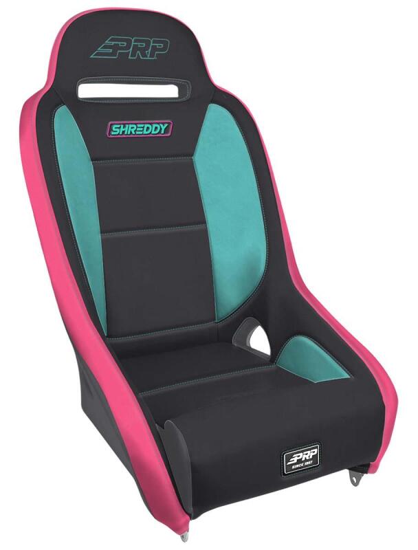 PRP Seats PRP ShReddy Comp Elite Suspension Seat - Black- Pink/Teal SHRDYA8301-02 SHRDYA8301-02 Photo - Primary