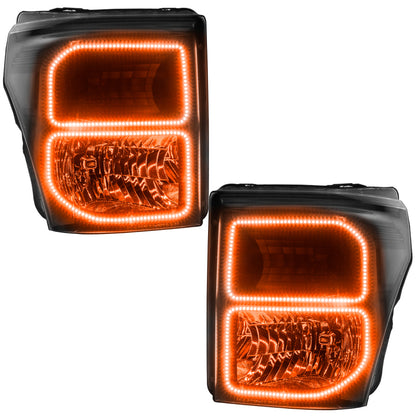 ORACLE Lighting Oracle Ford F250/350 11-16 Halo Kit (Square Ring Design) - ColorSHIFT w/ BC1 Controller 2383-335 2383-335 Photo - Unmounted