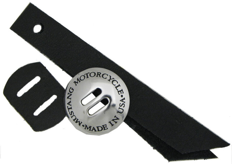 Mustang Motorcycle Mustang Concho Kit Large (41mm) with Leather Strip Hardware 78024 78024 Photo - Primary
