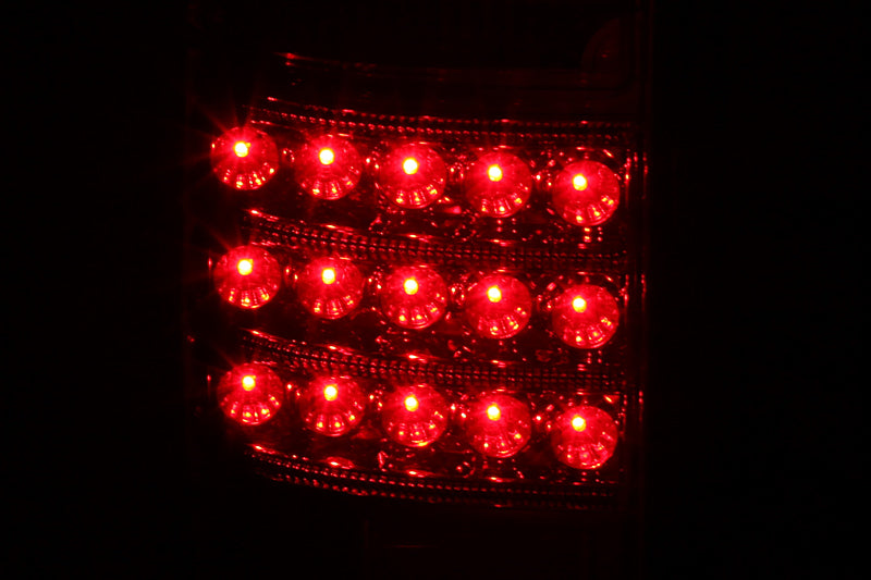 Anzo 1991-1997 Toyota Land Cruiser Fj LED Taillights Red/Clear 311095 Photo - Unmounted