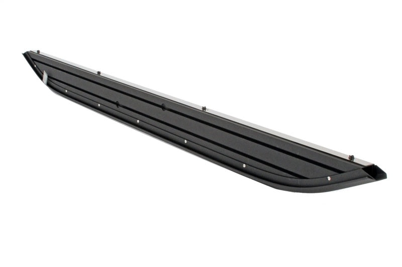 Dee Zee Deezee Universal Running Board Universal Cross Utility Vehicle NXc (Stainless Top w Blk Trim) DZ16203 DZ16203 Photo - Unmounted