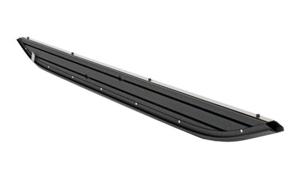 Dee Zee Deezee Universal Running Board Universal Cross Utility Vehicle NXc (Stainless Top w Blk Trim) DZ16203 DZ16203 Photo - Unmounted