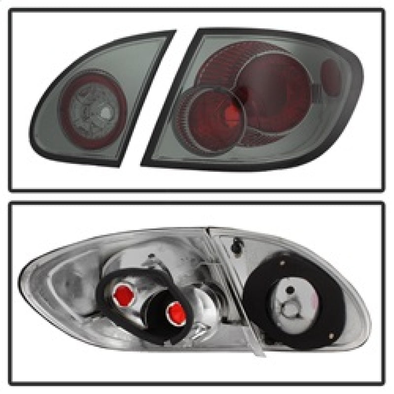 Spyder Toyota Corolla 03-08 Euro Style Tail Lights Smoke ALT-YD-TC03-SM 5033673 5033673 Photo - Unmounted