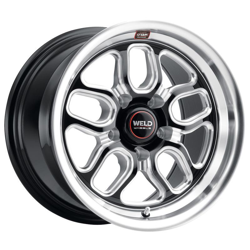 Weld S152 15X10 Laguna Drag 5X115 ET22 BS6.4 Gloss Black MIL Dia 78.1 S152B0071P22 S152B0071P22 Photo - Primary
