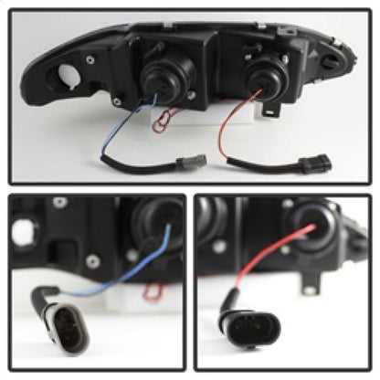 Spyder Mitsubishi Eclipse 97-99 Projector Headlights LED Halo Black High H1 Low H1 PRO-YD-ME97-HL-BK 5011473 5011473 Photo - Unmounted