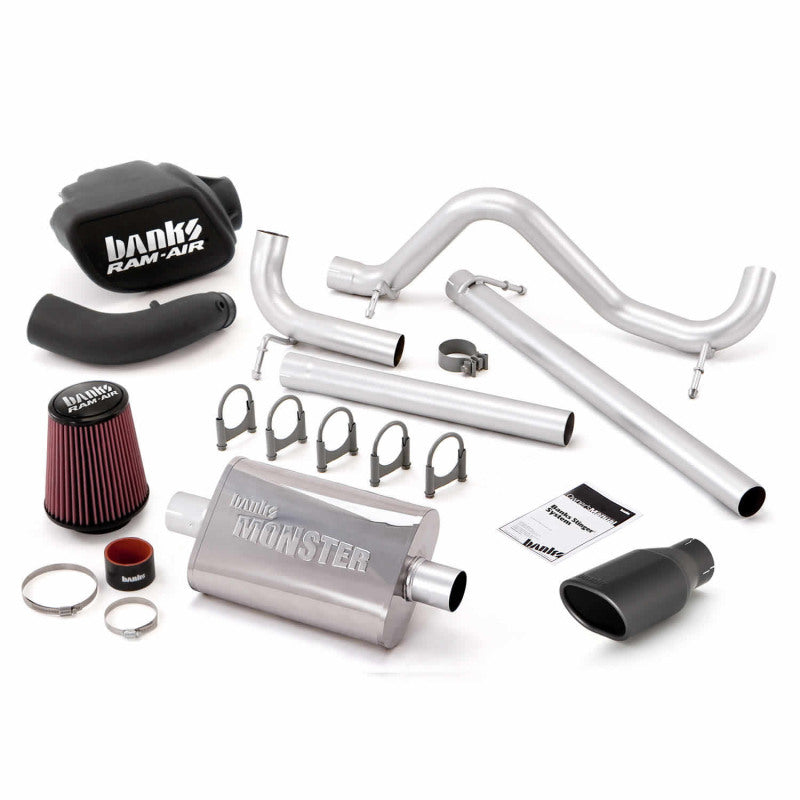 Banks Power 07-11 Jeep 3.8L Wrangler - 4dr Stinger Sys (no AutoMind) - SS Single E 51340-B Photo - Primary