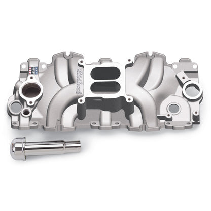Edelbrock Intake Manifold Single Quad Perf Rpm Bbc 409 "W" Lg Port As-cast 7159 Photo - Primary