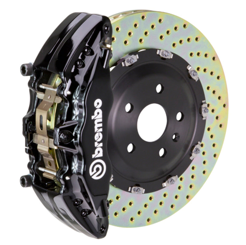Brembo 14-18 1500 Sierra (w/ Alum Knuckles) Fr GT BBK 6Pis Cast 2pc 380x34 2pc Rtr Drill-Black 1J1.9018A1 1J1.9018A1 Photo - Primary