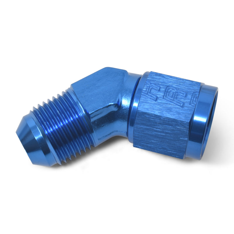 Russell 45° Female AN To Male AN (Blue Finish) 614708 Photo - out of package