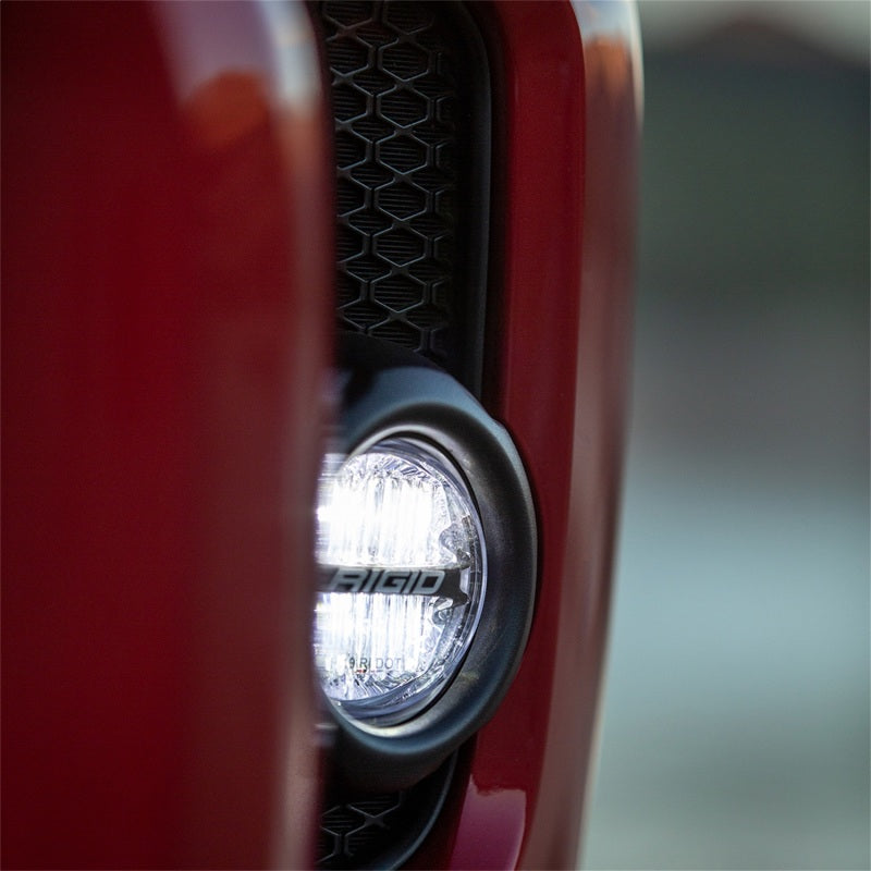 Rigid Industries Rigid 2014+ Toyota 4Runner/ Tundra and 2016+ Tacoma 360-Series Pro SAE Fog Kit 37116 Photo - Mounted