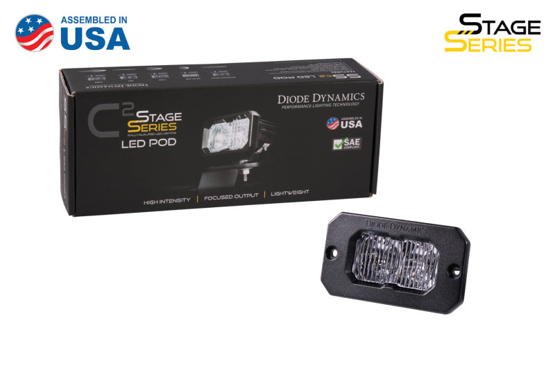 Diode Dynamics Stage Series 2 In LED Pod Sport - White Flood Flush RBL Each DD6428S DD6428S User 3